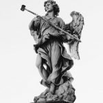 Statue in black and white